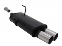 Novus Sportauspuff passend für Peugeot 206 2x76mm RL-Design Novus Sportauspuff passend für Peugeot 206 2x76mm RL-Design