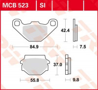 Scheibenbremsbeläge MCB523SI passend für Aprilia, Suzuki, Kawasaki, Husaberg u.a. Scheibenbremsbeläge MCB523SI passend für Aprilia, Suzuki, Kawasaki, Husaberg u.a.