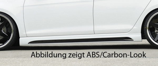 Rieger Seitenschweller rechts matt schwarz für Seat Leon Cupra (5F) 3-tür. (SC) 03.14-