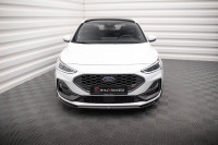 Front Ansatz V.3 Für Ford Focus ST / ST-Line Mk4 Schwarz Hochglanz