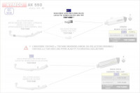 Arrow Verbindungsrohr mit Kat passend für KYMCO AK 550 Arrow Verbindungsrohr mit Kat passend für KYMCO AK 550