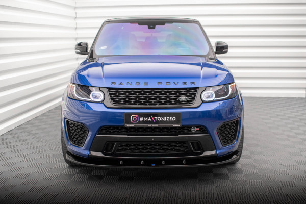 Front Ansatz V.1 Für Land Rover Range Rover Sport SVR Mk2 Schwarz Hochglanz