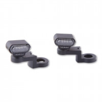 HIGHSIDER Pro Typ 1 LED Blinker Gehäuse Schwarz / Linse Rauchgrau (Paar) – vorn HIGHSIDER Pro Typ 1 LED Blinker Gehäuse Schwarz / Linse Rauchgrau (Paar) – vorn