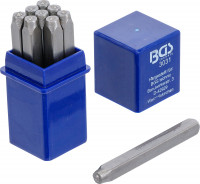 Einschlagzahlen 2 mm aus Werkzeugstahl Einschlagzahlen 2 mm aus Werkzeugstahl