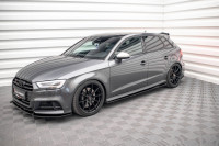 Seitenschweller Ansatz passend für Audi S3 / A3 S-Line Sportback 8V Facelift Seitenschweller Ansatz passend für Audi S3 / A3 S-Line Sportback 8V Facelift