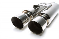 TA Technix Edelstahl Sportendschalldämpfer universal 2 x 88 x 90mm oval / scharf / angeschrägt TA Technix Edelstahl Sportendschalldämpfer universal 2 x 88 x 90mm oval / scharf / angeschrägt