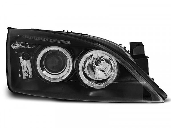 Angel Eyes Scheinwerfer passend für Ford Mondeo 09.00-05.07 Schwarz