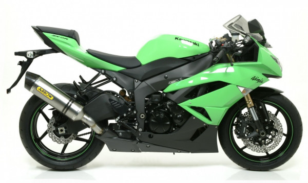 71208CKZ-Arrow Komplettanlage Competition Race Tech Titan KAWASAKI ZX-6R '09/16