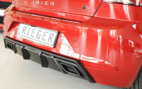Rieger Heckeinsatz matt schwarz für Seat Ibiza FR (KJ) 5-tür. 01.17- Ausführung: Schwarz matt