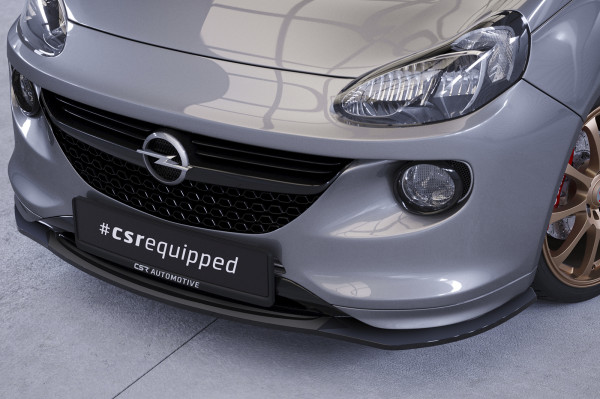 Cup-Spoilerlippe mit ABE für Opel Adam S CSL591 Schwarz Strukturiert