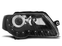 Scheinwerfer Tageslicht schwarz passend für VW Passat B6 3C 03.05–10 Scheinwerfer Tageslicht schwarz passend für VW Passat B6 3C 03.05–10