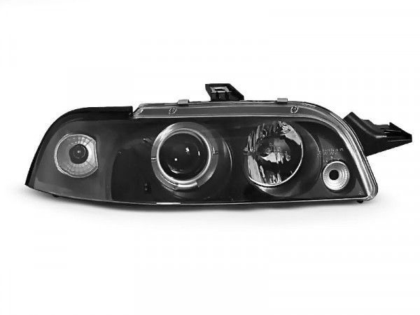 Scheinwerfer Fiat Punto 1 11.93-09.99 Angel Eyes Black