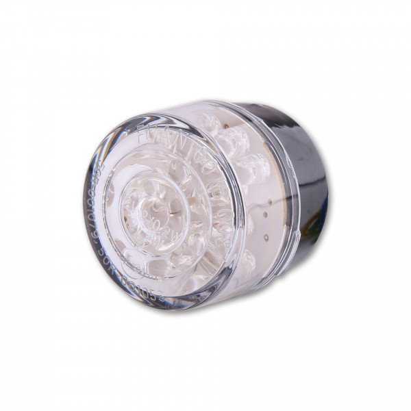 SHIN YO Einsatz LED-Mini-Rücklicht Bullet, Rund, Glas transparent