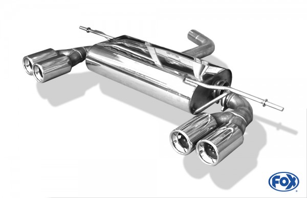 VW Eos 1F Endschalldämpfer Ausgang rechts/links - 2x80 Typ 13 rechts/links