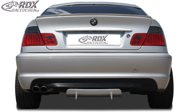 RDX Heckdiffusor U-Diff für BMW E46 (alle, auch M-Technik, M3, Touring, ...) Diffusor Heck Ansatz