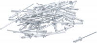 Blindnieten-Sortiment Ø 3,2 mm 50-tlg. Aluminium mit Stahlstift Blindnieten-Sortiment Ø 3,2 mm 50-tlg. Aluminium mit Stahlstift