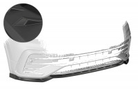 Cup-Spoilerlippe passend für VW Tiguan II (Typ AD1) R-Line mit ABE CSL475 Cup-Spoilerlippe passend für VW Tiguan II (Typ AD1) R-Line mit ABE CSL475