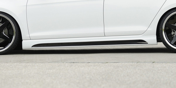 Rieger Seitenschweller rechts carbon look für Seat Leon Cupra (5F) 5-tür. 03.14-