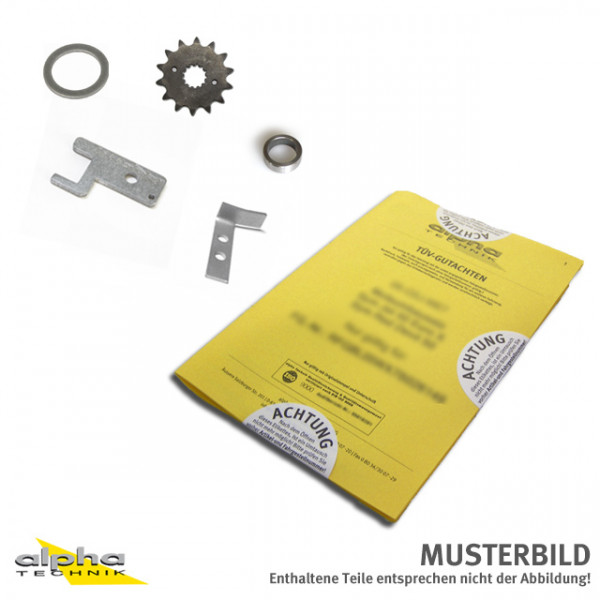 alpha Technik Drosselkit Mofa für Rex/Shenke RS400/RS460 GY