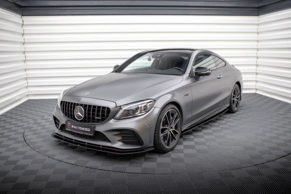 Street Pro Seitenschweller Ansatz Für Mercedes-AMG C43 Coupe / Cabrio C205 Facelift / A205 Facelift