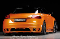 Rieger Heckansatz carbon look für Audi TT (8J) Roadster 09.06-06.10 (bis Facelift)