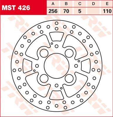Bremsscheibe starr MST426