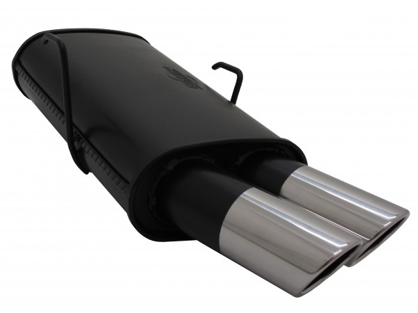 Novus Sportauspuff 2x76mm SR-Design passend für Peugeot 106