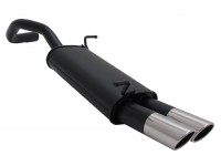 Novus Sportauspuff passend für Seat Ibiza 6L 2x76mm SR-Design Novus Sportauspuff passend für Seat Ibiza 6L 2x76mm SR-Design