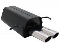 Novus Sportauspuff 2x85/58mm AM-Design passend für Mercedes C-Klasse W203 S203 Novus Sportauspuff 2x85/58mm AM-Design passend für Mercedes C-Klasse W203 S203