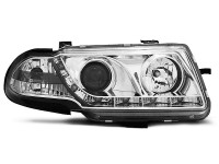 Scheinwerfer passend für Opel Astra F 09.91-08.94 Tageslicht Chrome Scheinwerfer passend für Opel Astra F 09.91-08.94 Tageslicht Chrome