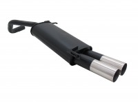 Novus Sportauspuff passend für VW Polo 9N / 9N3 2x76mm RL-Design Novus Sportauspuff passend für VW Polo 9N / 9N3 2x76mm RL-Design