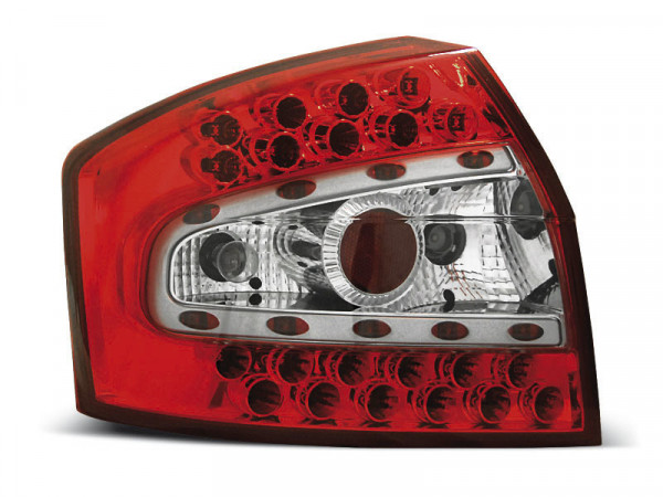 LED Rücklichter rot weiß passend für Audi A4 8e 10.00-10.04 Limousine