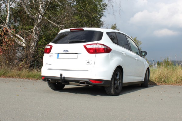 FOX Endschalldämpfer passend für Ford C-Max II 2,0l TDCi ab 2010