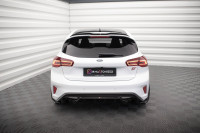 Diffusor Heck Ansatz V.2 Für Ford Focus Hatchback ST Mk4 Schwarz Hochglanz