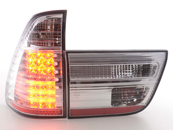 LED Rückleuchten Set BMW X5 E53 98-02 chrom