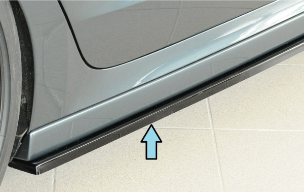 Rieger Seitenschweller rechts ansatz glanz schwarz für Skoda Octavia RS (NX) Lim. 07.20-
