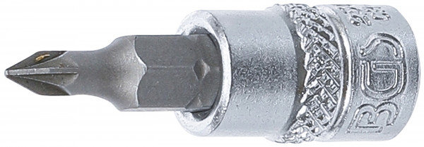 BGS Bit-Einsatz PZ0 | Antrieb Innenvierkant 6,3 mm (1/4 Zoll)