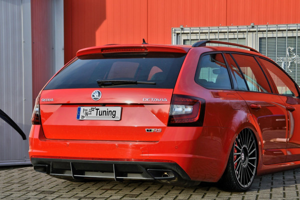 Heckansatz aus ABS passend für Skoda Octavia RS 5E ab Bj.2016