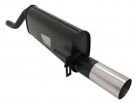 Novus Sportauspuff passend für Opel Corsa D vor Facelift 1x90mm RL-Design Novus Sportauspuff passend für Opel Corsa D vor Facelift 1x90mm RL-Design