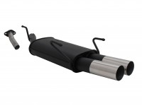 Novus Sportauspuff passend für Opel Astra G Caravan 2x76mm RL-Design Novus Sportauspuff passend für Opel Astra G Caravan 2x76mm RL-Design
