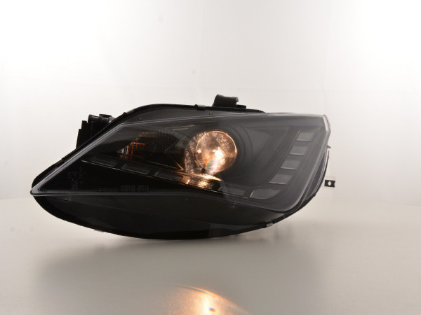 Scheinwerfer Set Daylight LED Tagfahrlicht Seat Ibiza 6J ab 2012 schwarz
