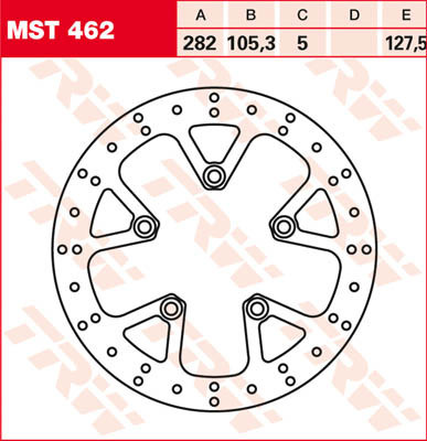 Bremsscheibe starr MST462