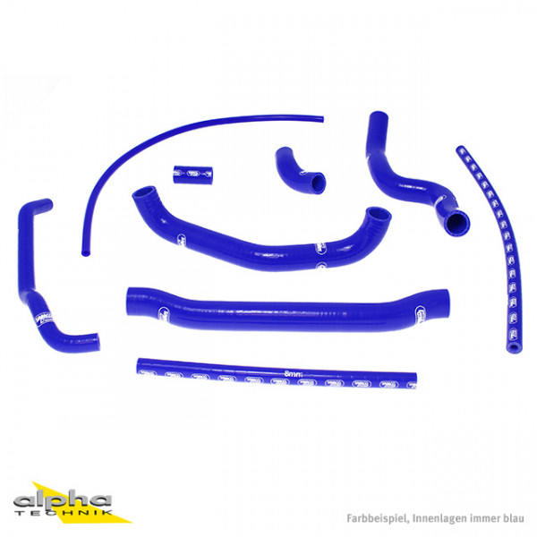 SAMCO SPORT Siliconschlauch Kit blau für Honda VTR1000F Modelljahr 1997-2006