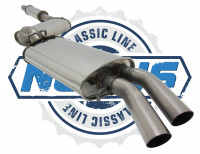 Novus Classic Line Edelstahl Auspuffanlage passend für Golf 2 1.8 16V GTI Novus Classic Line Edelstahl Auspuffanlage passend für Golf 2 1.8 16V GTI