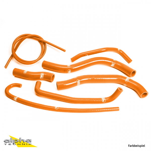 SAMCO SPORT Siliconschlauch Kit orange passend für Suzuki GSXR600 GSXR750 1996-1999