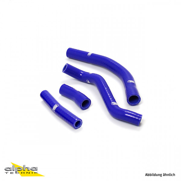 SAMCO SPORT Siliconschlauch Kit OEM Design blau für Yamaha YZ450F Modelljahr 2014-2017