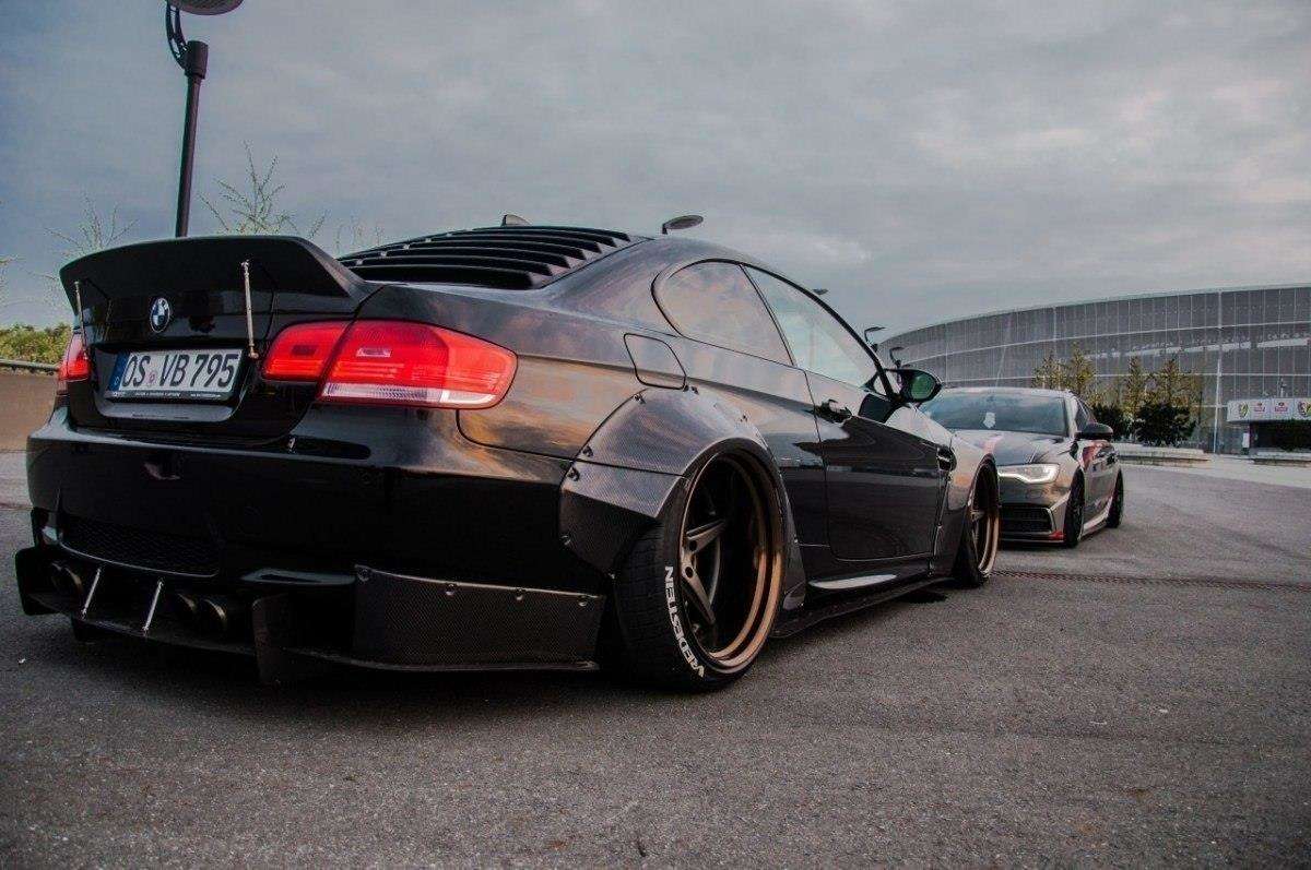 DUCKTAIL SPOILER BMW M3 E92 Heckspoiler Spoiler Aerodynamik Auto Tuning tuning parts24