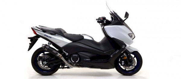 Giannelli Ipersport Komplettanlage Aluminium Schwarz passend für Yamaha T-Max 530 2017-