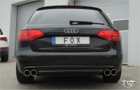 FOX Endschalldämpfer passend für Audi A4/A5 B8 3.2l FSI - 2x90 Typ 17 rechts/links FOX Endschalldämpfer passend für Audi A4/A5 B8 3.2l FSI - 2x90 Typ 17 rechts/links