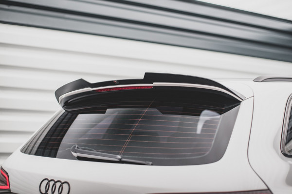 Spoiler CAP Für Audi SQ5 Mk1 (8R) Schwarz Hochglanz